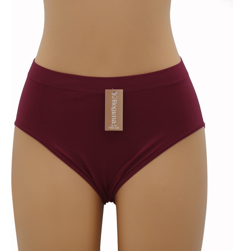 Pantaleta Begima Corte Bikini Microfibra Modelador 12 Piezas