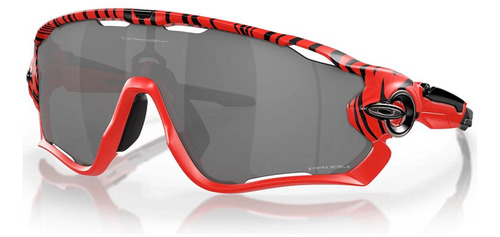 Óculos De Sol Oakley Jawbreaker Red Tiger Prizm Black Cor Vermelho