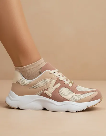 Tênis Vizzano Feminino Casual Conforto Chunky Original
