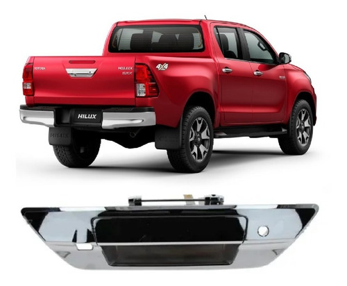 Manija Exterior Porton Toyota Hilux 2016 Al 2019 Cromada 