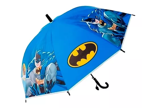 Paraguas Infantil Superheroes Batman Azul Original Dc 65cm
