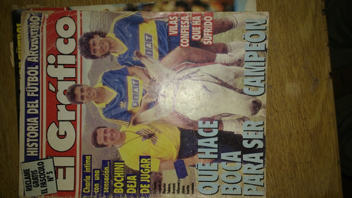 El Grafico 3719 Boca Tabares Graciani Villareal Enero 1991