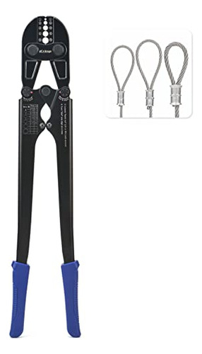 Icrimp Wire Rope Crimping Tool For Aluminum Oval Sleeve...