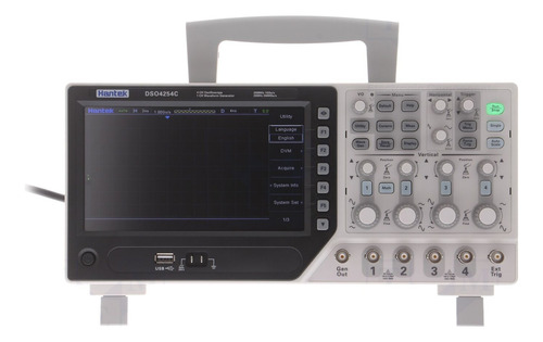 Osciloscópio Digital 250mhz 4ch E Gerador De Função Dso4254c