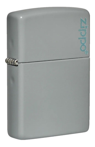 Encendedor Zippo Flat Grey Logo