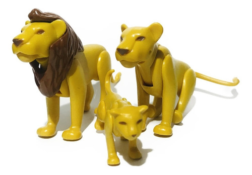 Playmobil 6642 Familia Leon Leona Cria Animales Wild Life