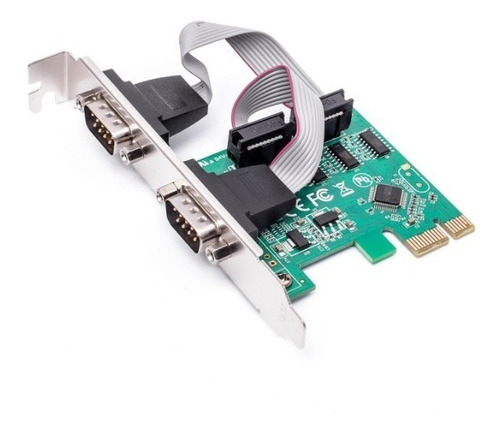 Imagem 8 de 10 de Placa Pci Express Serial 2 Portas Rs232 Rs485 Rs422 Kp - T89