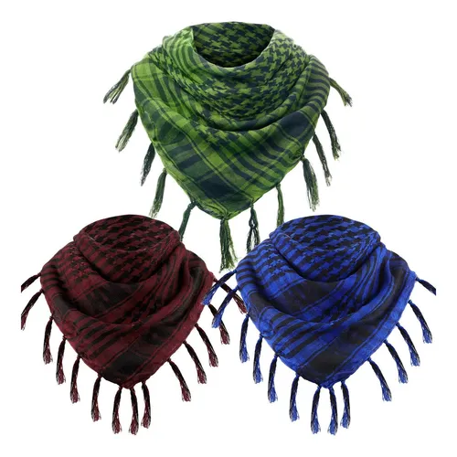 Turbera Unisex Satinior Shemagh Keffiyeh Cabeza Turbera De 3