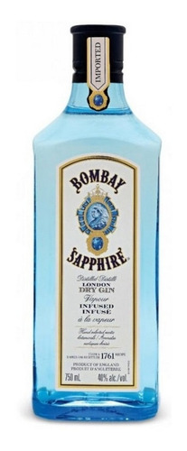 Gin Bombay Sapphire, 750 Ml.