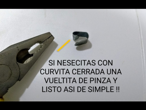 Imagen 3 de 9 de Grampas Tipo C Para Vidrio ,cuadros Marqueria X 100 U.