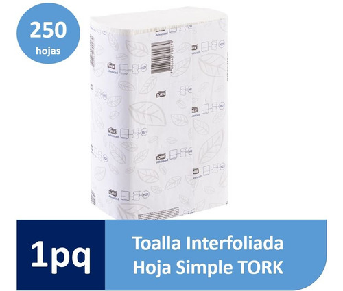 Toalla Interfoliada Tork Xpress® Universal 1 Paq X 250 Hojas