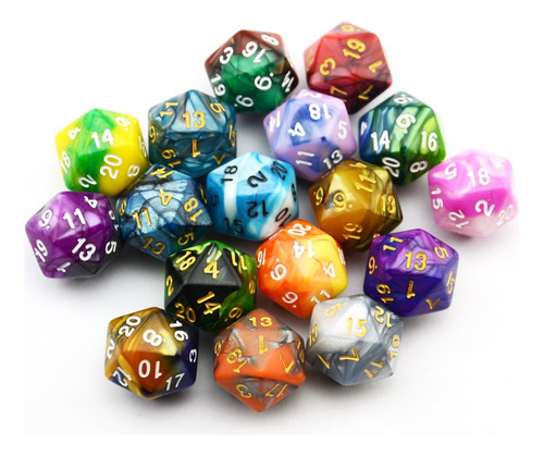 Esperanza Desolada 10pack Dos Colores 20 Cara Dados D20 Dado