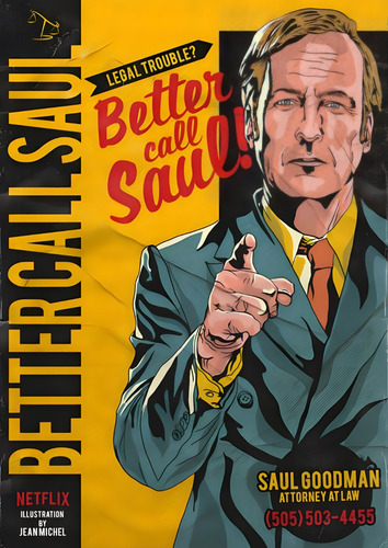 28## Better Call Saul Póster Autoadhesivo 100x70cm