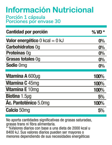 Suplemento Colágeno + Calcio | Vitalis Navitas Sabor Sin sabor