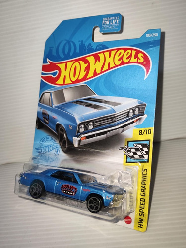 Hot Wheels 67 Chevelle Ss 396 Hw Speed Graphics 183/250 Azul