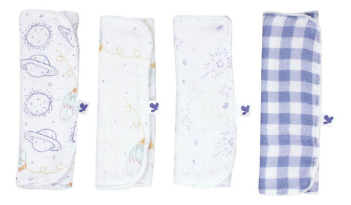 Bami Toallas Faciales Para Bebé Absorbentes Set Con 4 Piezas