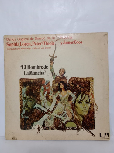 Varios- El Hombre De La Mancha Bso- Lp, Argentina, 1972