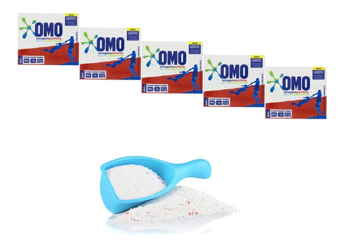 Kit Omo Lavagem Perfeita 800g 5 Unidades Máxima Limpeza