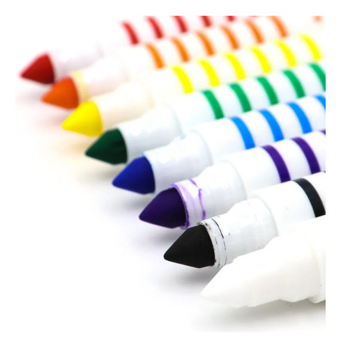 Kiut 8 Plumones Grafigel Colores Surtidos Dibujo Escritura