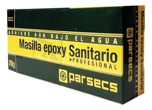 Parsecs Masilla Epoxy Profesional Adhiere Aun Con Agua 70g *