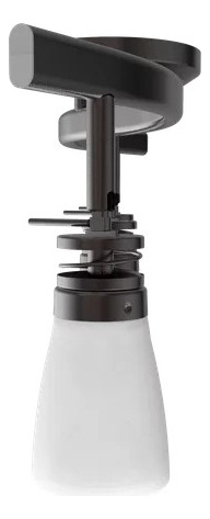 Lampara De Techo Riel 3 Focos Led 53 Cms Largo 7w=40w