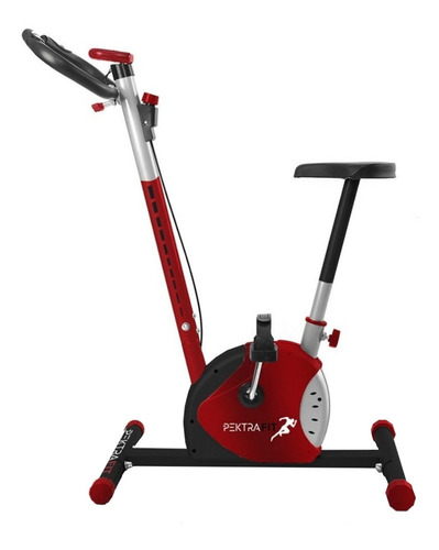 Imagen 1 de 3 de Bicicleta fija Pektra Fit PKFB04 tradicional roja y negra