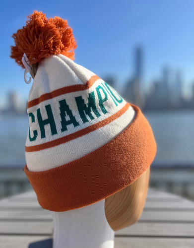 Champion Gorro Beanie Cuff Pom, Block Champion Au7m Bco Nja