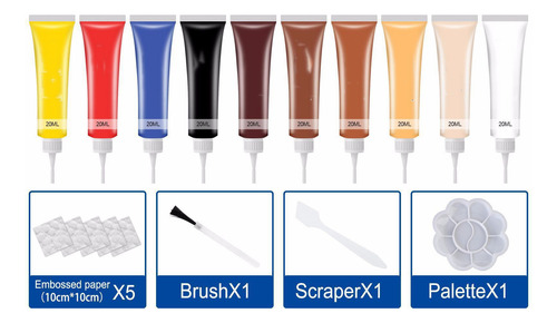 Kit De Crema Reparadora De Cuero De 10 Piezas Que Restaura E