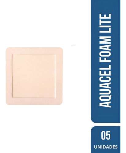 Curativo Aquacel Foam Lite 10 X 10 Cm (c/05 Unds) - Convatec