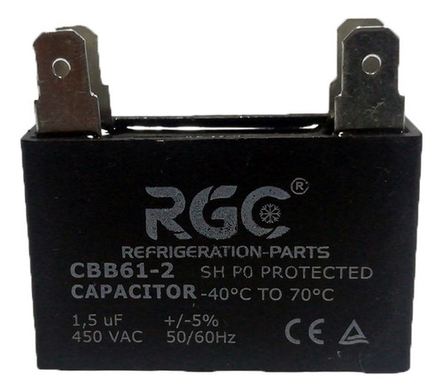 Capacitor 1,5 Mfd X 450 Vac Condensador 1.5 Para Motor