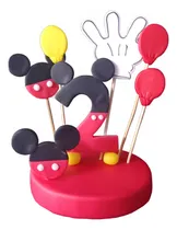 Comprar Adorno De Torta  Mickey O Minnie En Porcelana Fria