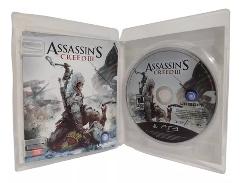 Jogo PS3 - Assassin's Creed III (Mídia Física) - FF Games