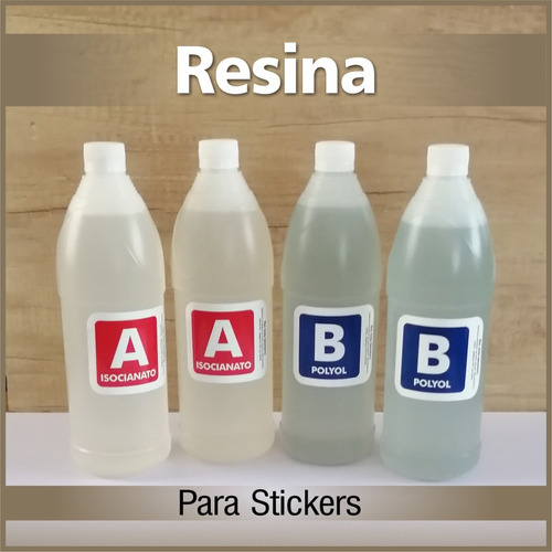 Resina Para Calcos Etiquetas Stickers