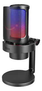 Micrófono Fifine AmpliGame A8 Condensador Cardioide color Black