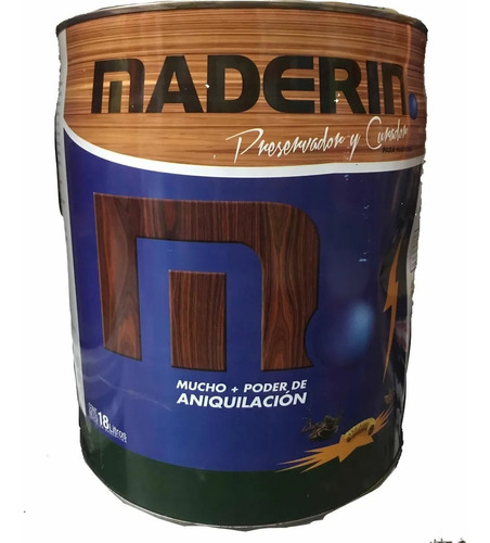 Preservador Curador Insecticida Madera 18lts Maderin