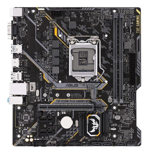 Imagem 2 de 6 de Placa-mãe Asus Tuf H310m-plus Gaming/br Intel Lga 1151 Ddr4