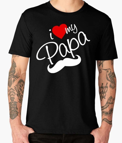 Playeras Manga Corta Alfa Para Padres Diseños Especiales 