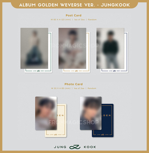 Album Jungkook ( Bts ) Golden ( Set + Weverse Ver ) + Pob