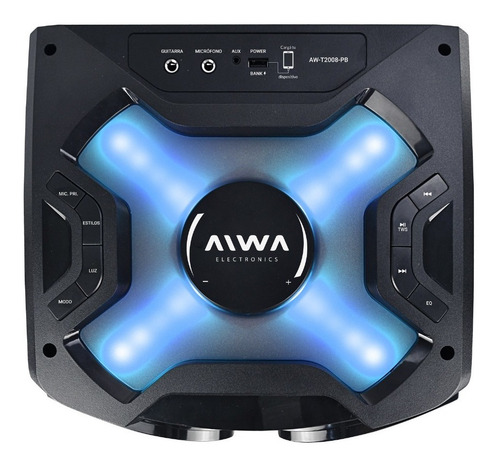 Parlante Torre Bluetooth Aux 80w Power Bank Aiwa