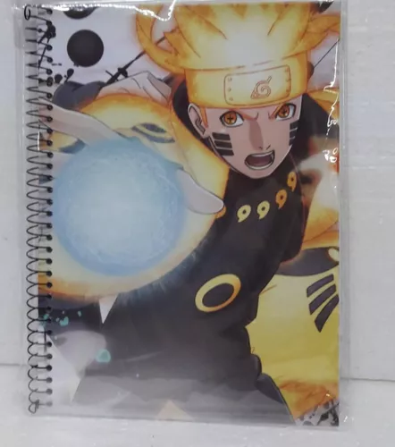 Kit 2 Cadernos Naruto Shippuden + Caderno Desenho Naruto