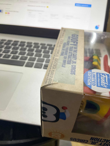 Funko Pop! Goofy On The Train Funko Shop #02 Detalle Caja A (Usado)