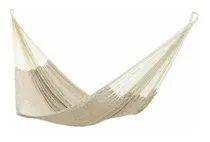 Comprar Hamaca Algodón Natural, Hilo Grueso, Con Par De Sogas G