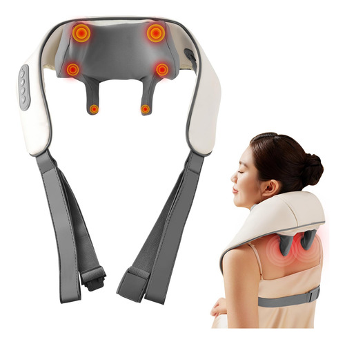 Masajeador De Cuello Y Hombros Con Calor Masajeador De Cuell