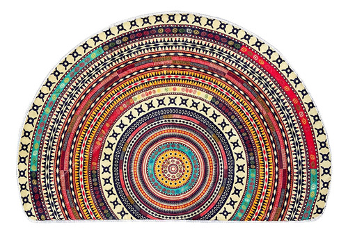 Tapete Estilo Etnico Bohemio Para Puerta Delantera Mitad 24