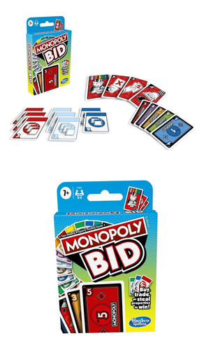 Juego De Monopoly Bid 5 Jugadores Original 