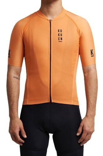 Remera Jersey De Ciclismo Kokuen Mandarin Pinta Pedal