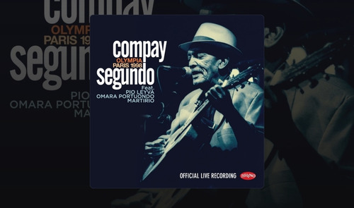 Compay Segundo Live Olympia Paris 1998 Cd Dvd Nuevo Sellado 