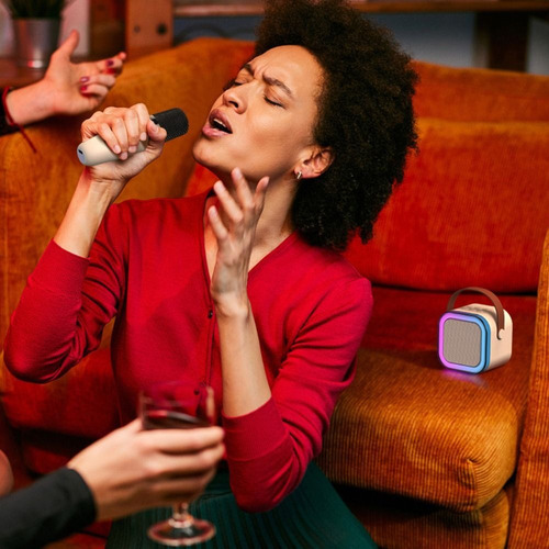 Parlante Karaoke Altavoz Bluetooth K12 Con Micrófono Tecno