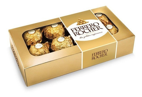 Chocolate Ferrero Rocher, 20 Cajas  Con 8 Pzs. Mayoreo 