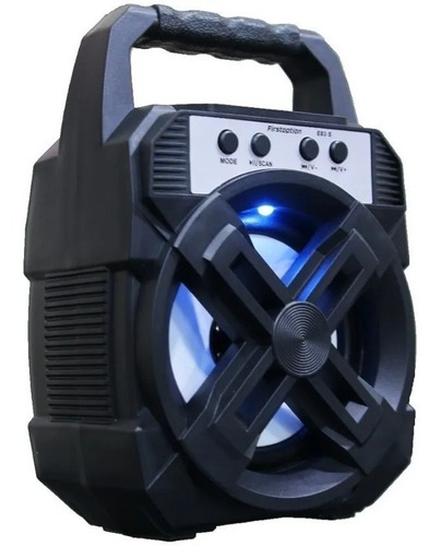 Imagem 4 de 9 de Alto-falante First Option E82-s Portátil Com Bluetooth Preto